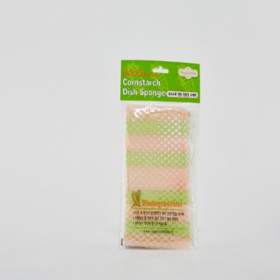 eco-friendly dish scrubber made from cornstarch 2pcs