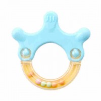 Eco-Friendly Baby Toy-Teether with Rattle made from Cornstarch (PLA)